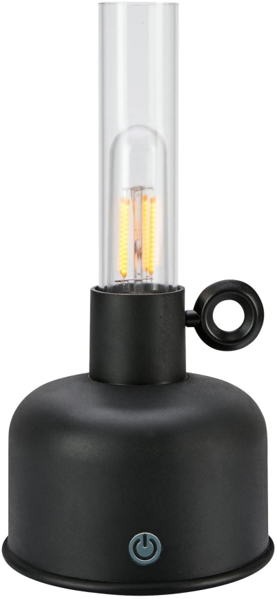 Markslöjd 108919 - Lámpara LED recargable y regulable ASTRID LED/2W/1200 mAh IP44 negro