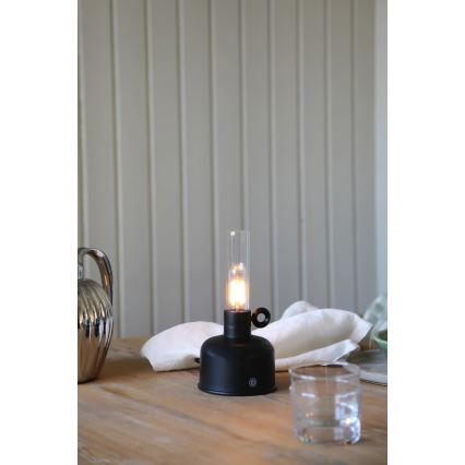 Markslöjd 108919 - Lámpara LED recargable y regulable ASTRID LED/2W/1200 mAh IP44 negro