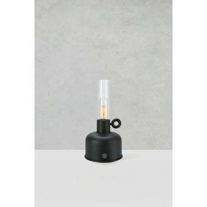 Markslöjd 108919 - Lámpara LED recargable y regulable ASTRID LED/2W/1200 mAh IP44 negro