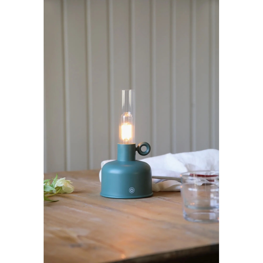 Markslöjd 108920 - Lámpara LED recargable y regulable ASTRID LED/2W/1200 mAh IP44 verde