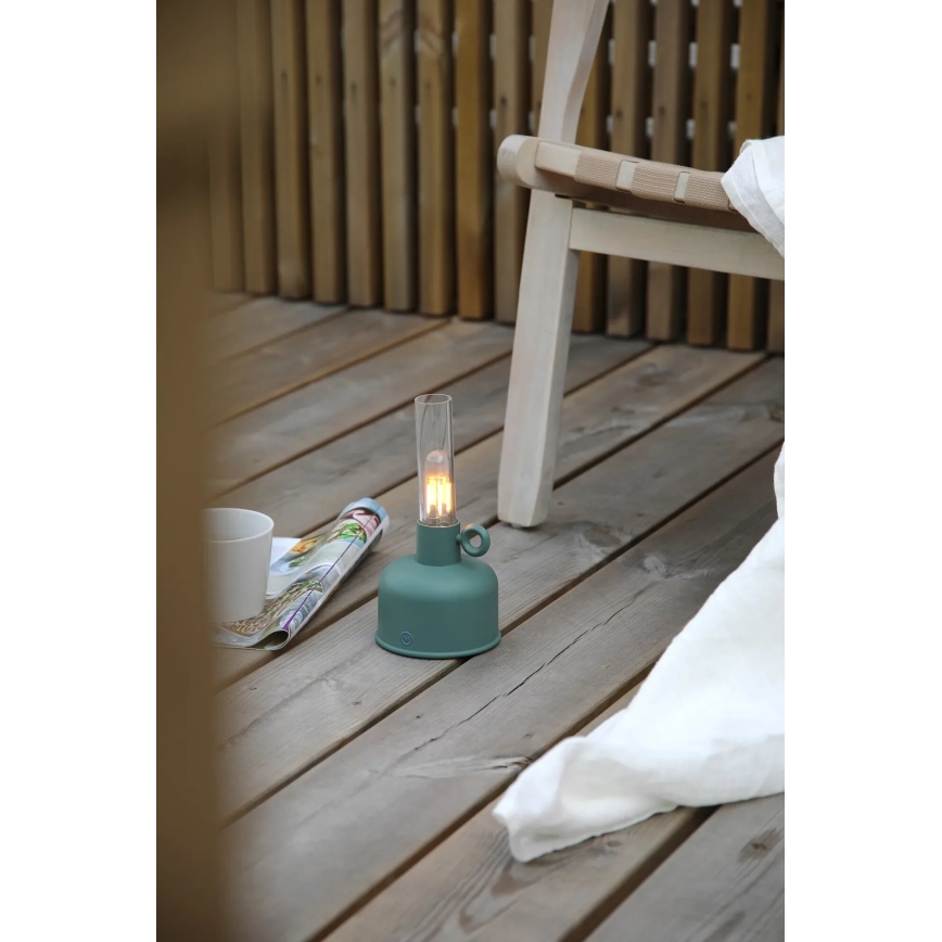 Markslöjd 108920 - Lámpara LED recargable y regulable ASTRID LED/2W/1200 mAh IP44 verde