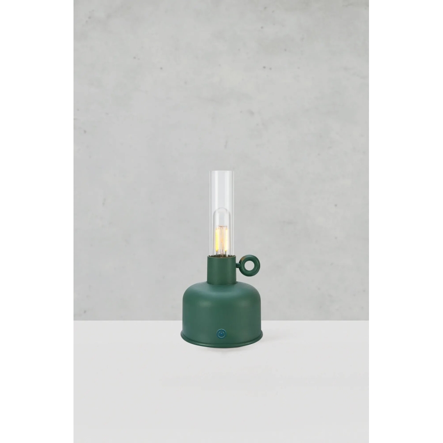 Markslöjd 108920 - Lámpara LED recargable y regulable ASTRID LED/2W/1200 mAh IP44 verde
