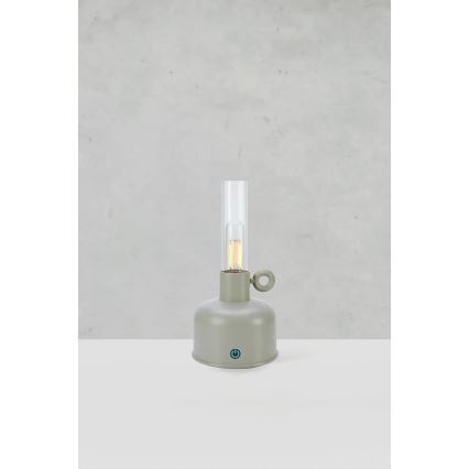 Markslöjd 108921 - Lámpara LED recargable y regulable ASTRID LED/2W/1200 mAh IP44 gris
