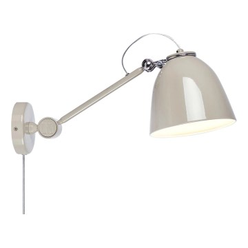 Markslöjd 108964 - Aplique de pared TILT 1xE27/60W/230V gris
