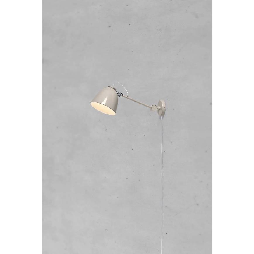 Markslöjd 108964 - Aplique de pared TILT 1xE27/60W/230V gris