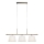 Markslöjd 108975 - Lámpara colgante con cable OXFORD 3xE14/40W/230V latón/blanco