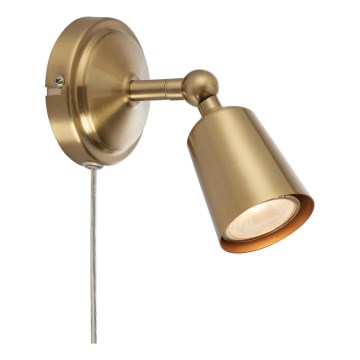 Markslöjd 108978 - Aplique de pared orientable TINY 1xGU10/7W/230V latón