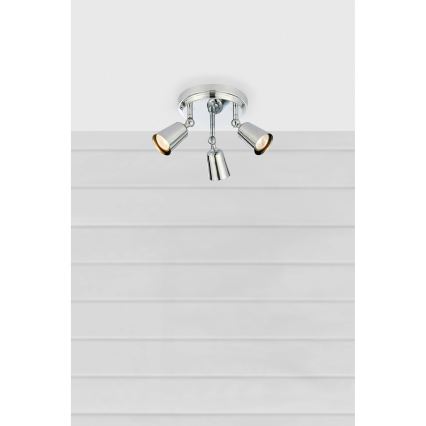 Markslöjd 108981 - Foco TINY 3xGU10/7W/230V, cromo brillante