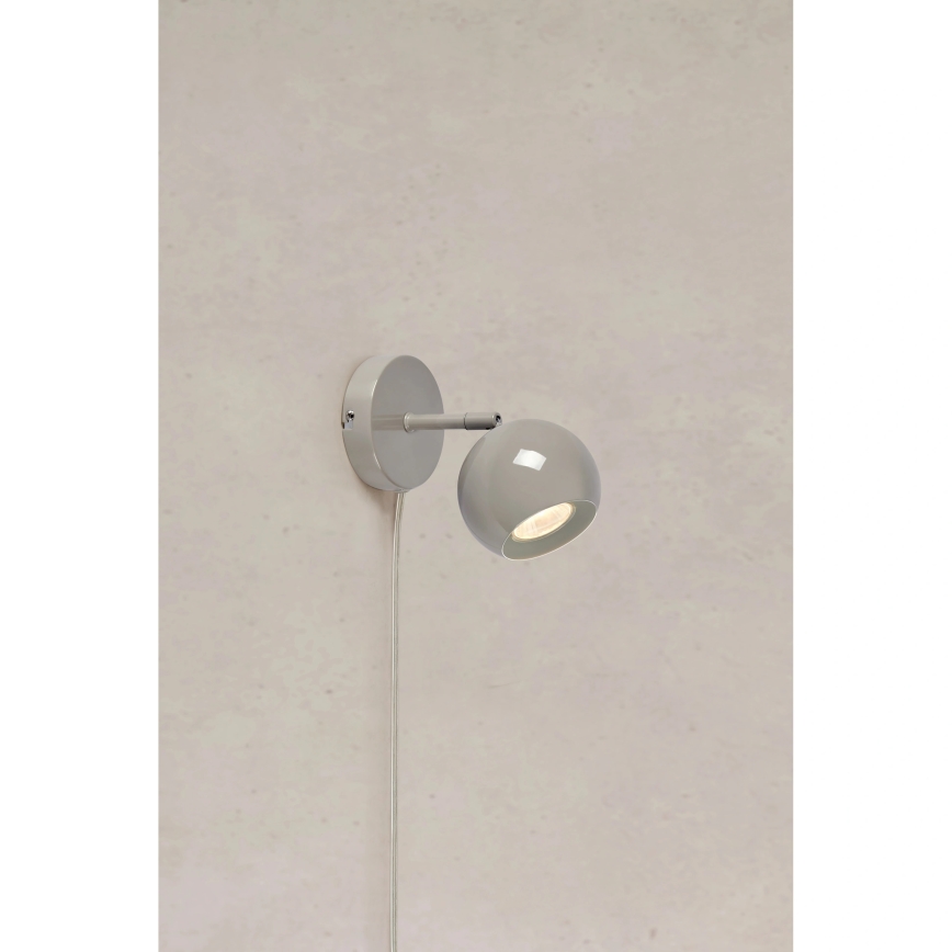 Markslöjd 108983 - Aplique de pared tipo foco POP 1xGU10/7W/230V gris