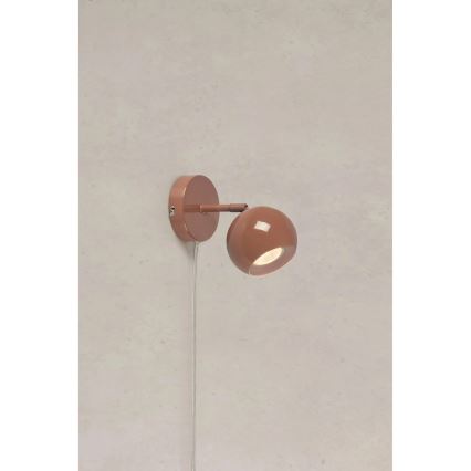 Markslöjd 108984 - Aplique de pared orientable POP 1xGU10/7W/230V marrón