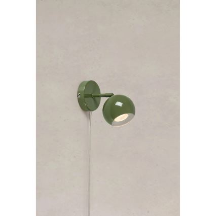 Markslöjd 108985 - Aplique de pared orientable POP 1xGU10/7W/230V verde
