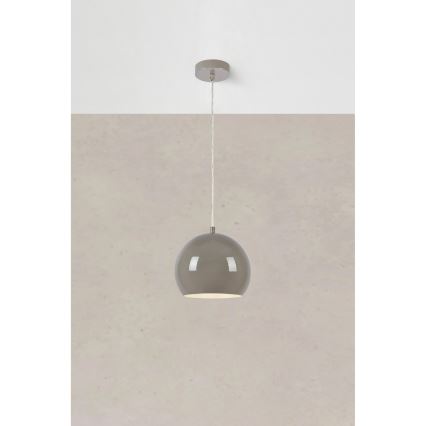 Markslöjd 108989 - Lámpara colgante POP con cable 1xGU10/7W/230V Ø 20 cm gris