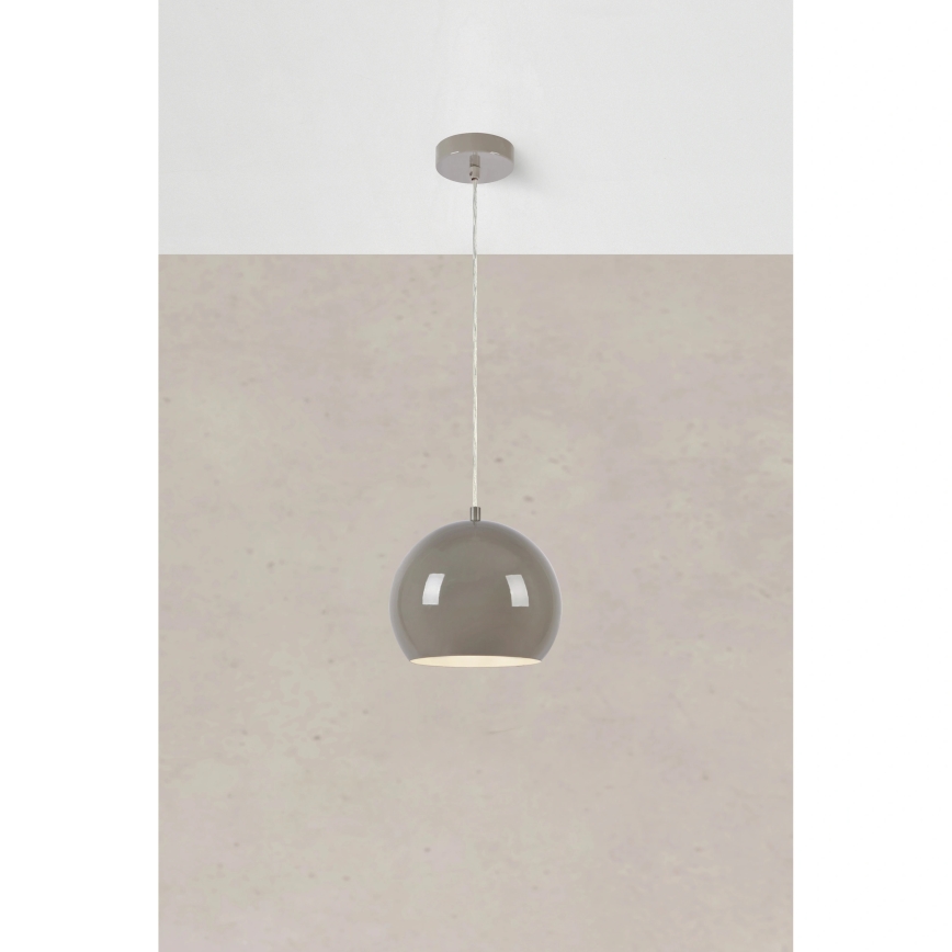 Markslöjd 108989 - Lámpara colgante POP con cable 1xGU10/7W/230V Ø 20 cm gris