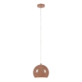 Markslöjd 108990 - Lámpara colgante con cable POP 1xGU10/7W/230V Ø 20 cm marrón