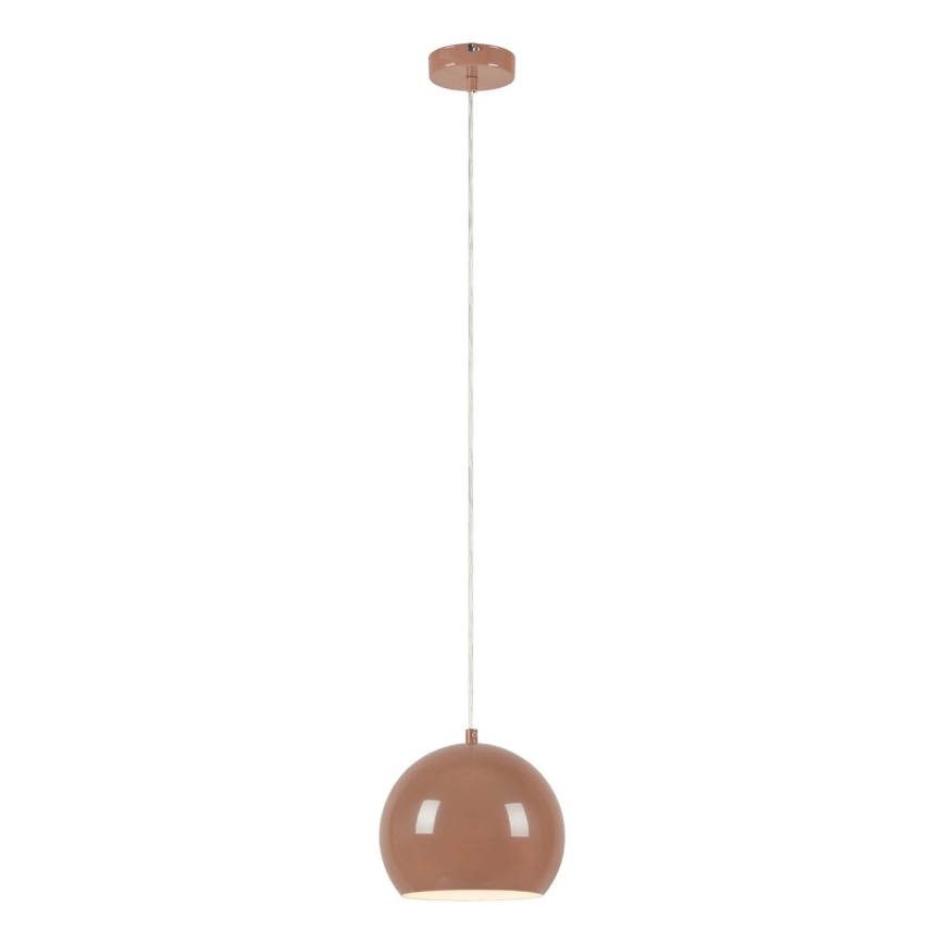 Markslöjd 108990 - Lámpara colgante con cable POP 1xGU10/7W/230V Ø 20 cm marrón