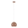 Markslöjd 108990 - Lámpara colgante con cable POP 1xGU10/7W/230V Ø 20 cm marrón