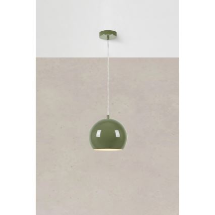 Markslöjd 108991 - Lámpara colgante POP con cable 1xGU10/7W/230V, diámetro 20 cm, color verde