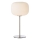 Markslöjd 109007 - Lámpara de mesa SOBER 1xE27/40W/230V blanca/cromo mate