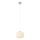 Markslöjd 109008 - Lámpara colgante de cable SOBER 1xE27/40W/230V diámetro 25 cm cromo mate