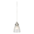 Markslöjd 109009 - Lámpara colgante con cable BELLIS 1xE14/40W/230V cromo mate
