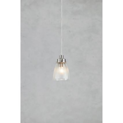 Markslöjd 109009 - Lámpara colgante con cable BELLIS 1xE14/40W/230V cromo mate