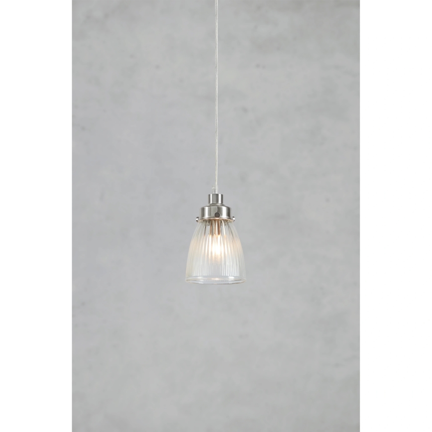 Markslöjd 109009 - Lámpara colgante con cable BELLIS 1xE14/40W/230V cromo mate