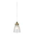 Markslöjd 109010 - Lámpara colgante con cable BELLIS 1xE14/40W/230V latón