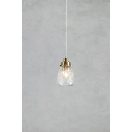 Markslöjd 109010 - Lámpara colgante con cable BELLIS 1xE14/40W/230V latón