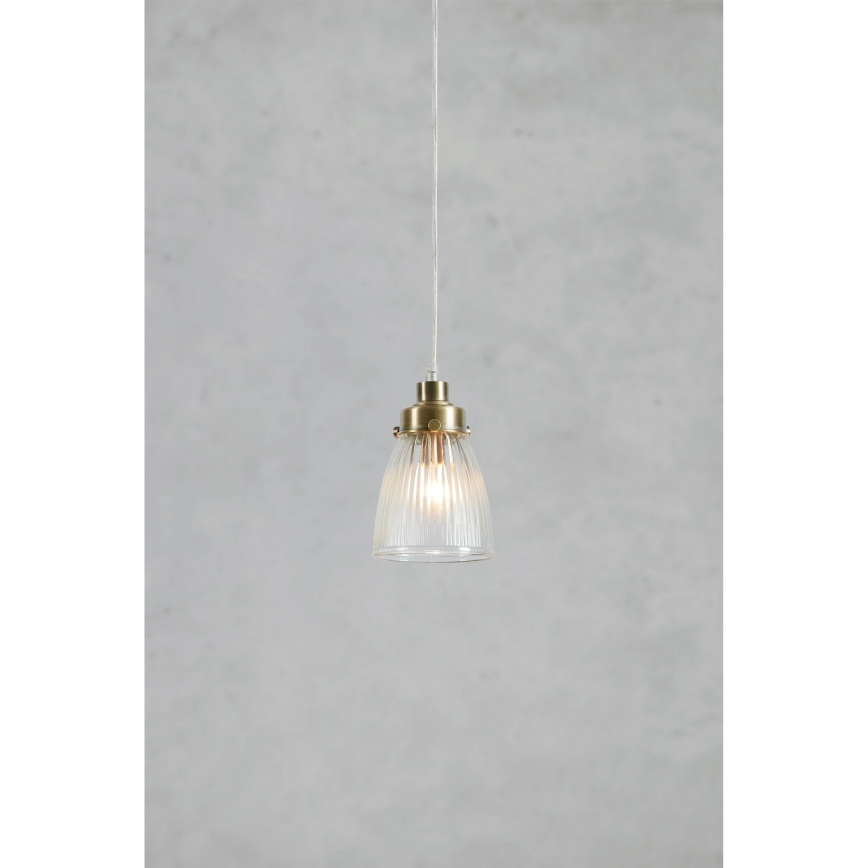 Markslöjd 109010 - Lámpara colgante con cable BELLIS 1xE14/40W/230V latón