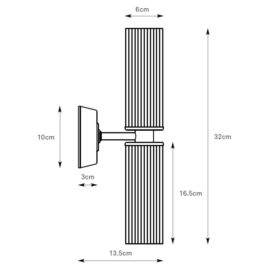 Markslöjd 109027 - Aplique de pared para baño RIMINI 2xG9/20W/230V IP44 cromado brillante