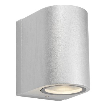 Markslöjd 109109 - Aplique de pared exterior LED regulable ALOR LED/4,9W/230V IP65 plateado