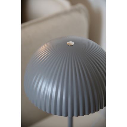 Markslöjd 109139 - Lámpara de mesa ZIN 2xG9/20W/230V gris