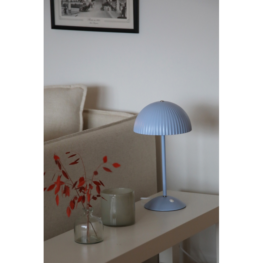 Markslöjd 109140 - Lámpara de mesa ZIN 2xG9/20W/230V azul