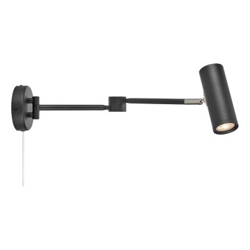 Markslöjd 109181 - Aplique de pared LED regulable ARLO LED/4,9W/230V negro