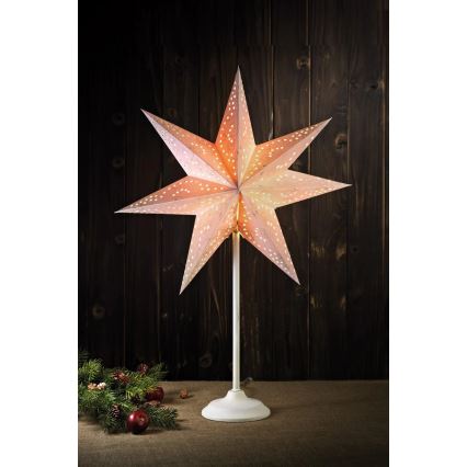 Markslöjd 700119 - Decoración de Navidad ARATORP 1xE14/25W/230V blanco