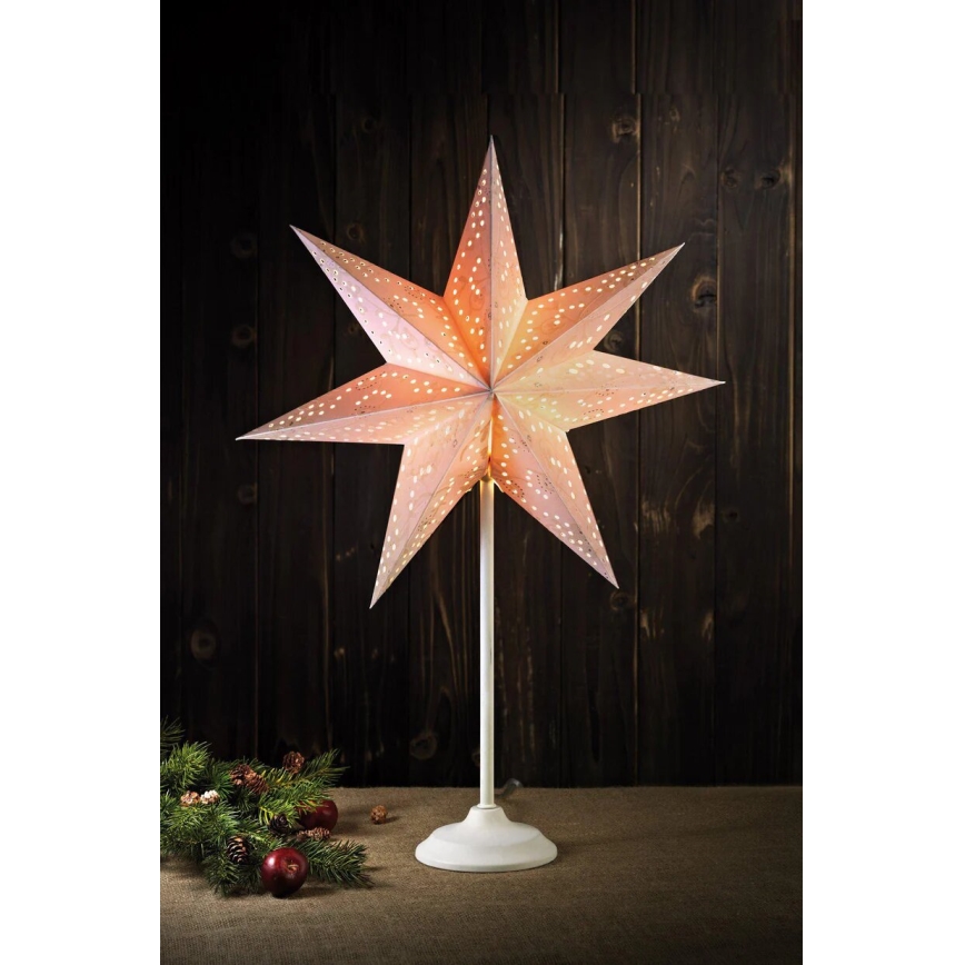 Markslöjd 700119 - Decoración de Navidad ARATORP 1xE14/25W/230V blanco