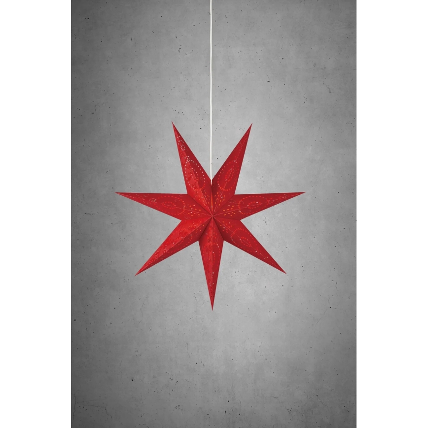 Markslöjd 700120 - Decoración navideña ARATORP 1xE14/25W/230V, diámetro 75 cm, roja