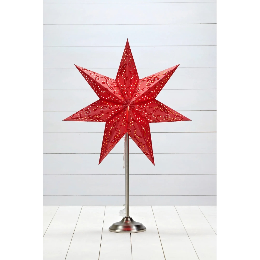 Markslöjd 700123 - Decoración navideña ARATORP 1xE14/25W/230V roja