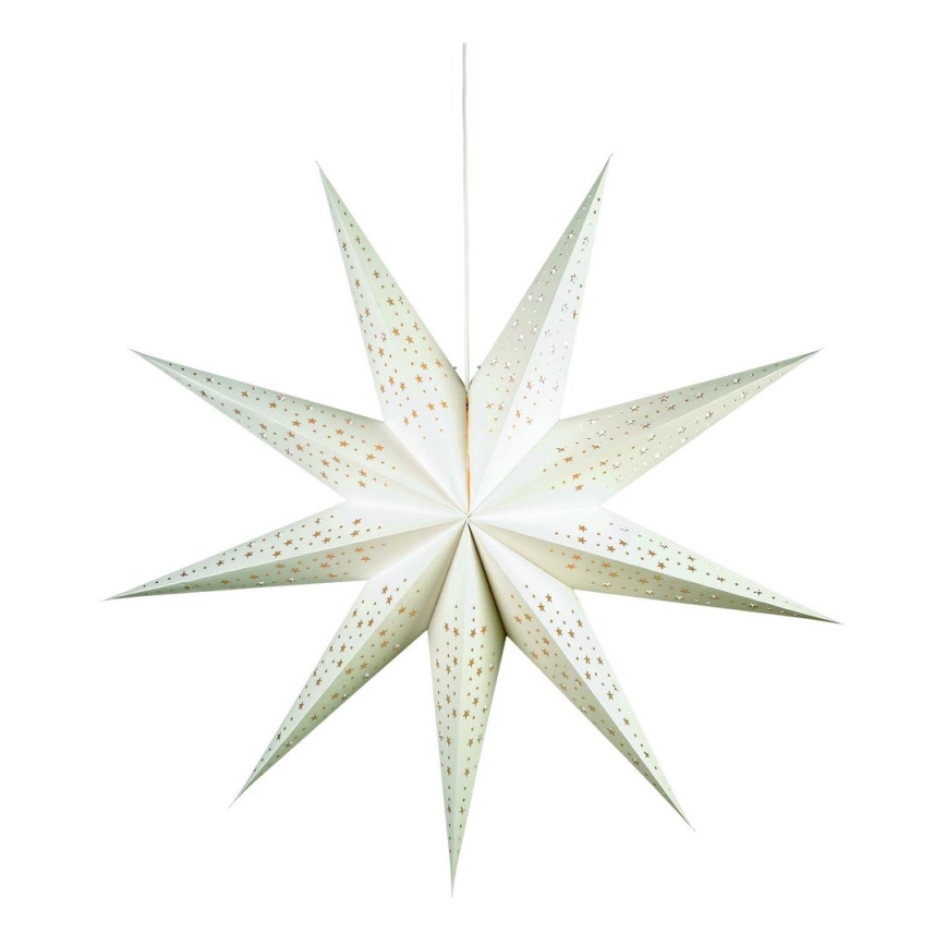Markslöjd 700321 - Decoración navideña SOLVALLA 1xE14/25W/230V blanca 100 cm
