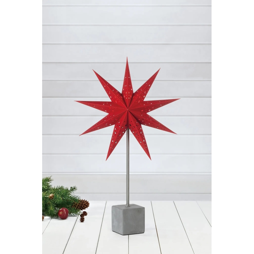 Markslöjd 702223 - Decoración navideña HARD 1xE14/25W/230V roja