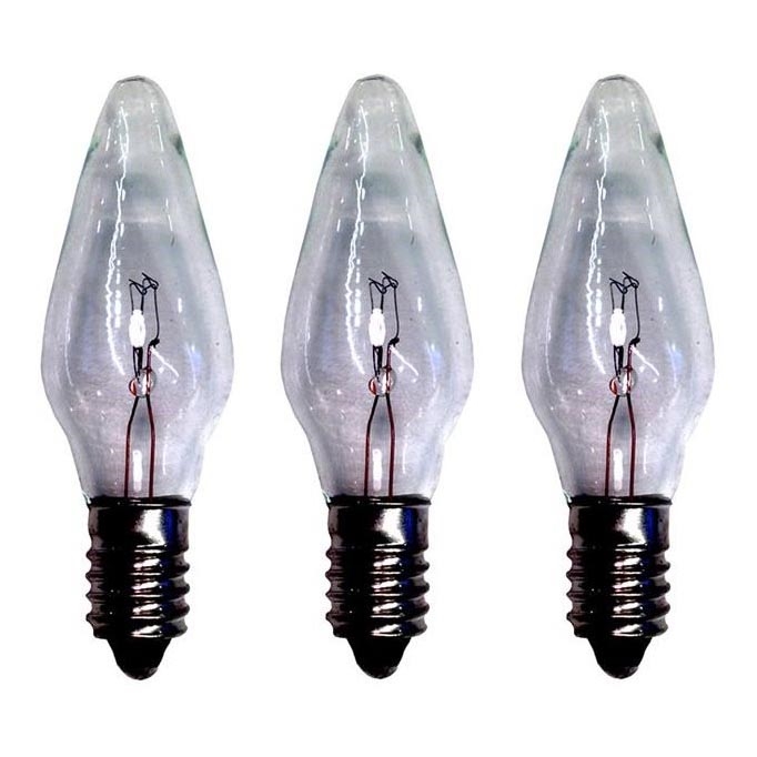 Markslöjd 702323 - SET 3x Bombilla de Navidad de alta potencia RESERVLAMPA E10/3W/55V