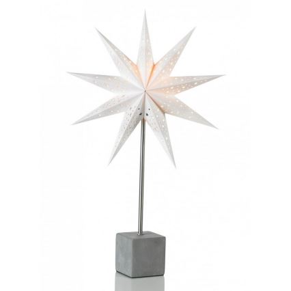 Markslöjd 702469 - Decoración de Navidad HARD 1xE14/25W/230V blanco