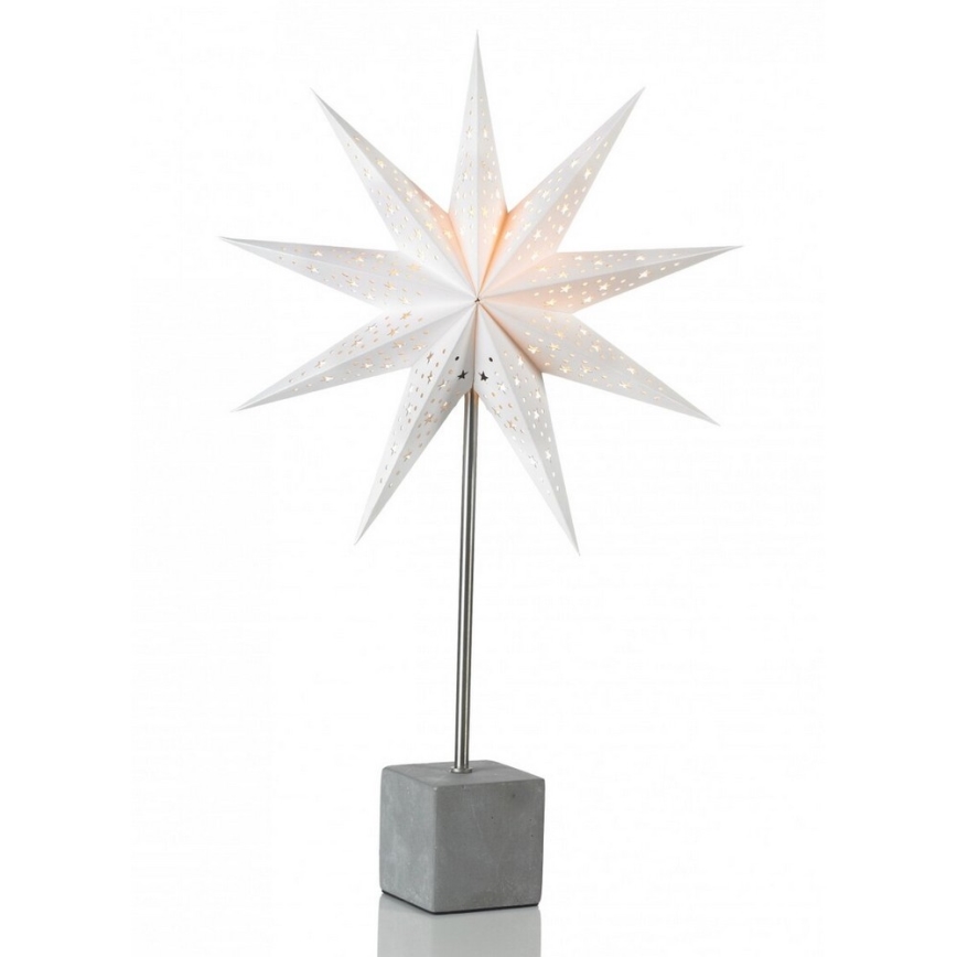 Markslöjd 702469 - Decoración de Navidad HARD 1xE14/25W/230V blanco