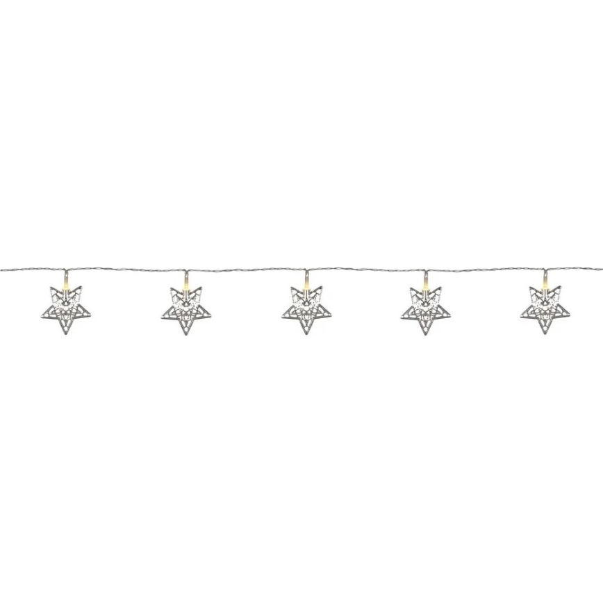 Markslöjd 703173 - Cadena de Navidad LED LILLAN LED/3xAA 2,1m blanco cálido