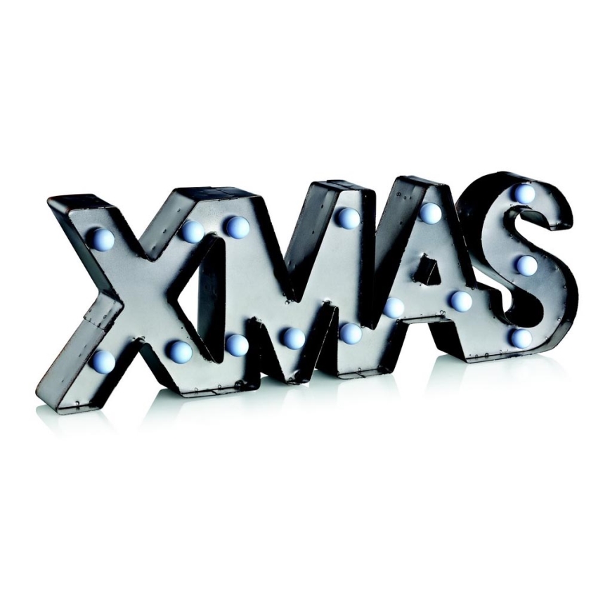 Markslöjd 703590 - Decoración navideña LED WORD 15xLED/0,9W/3xAA