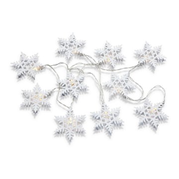 Markslöjd 703747 - Guirnalda LED PRINCE 10xLED/3xAA 2,15 m blanco cálido