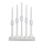 Markslöjd 703800 - Candelabro de Navidad LÖVASA 5xE10/3W/230V blanco