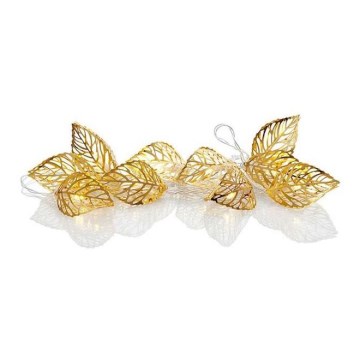 Markslöjd 703859 - Guirnalda decorativa LED LEAF LED/3xAA 1,85m blanco cálido