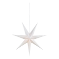 Markslöjd 703876 - Adorno navideño SOLVALLA 1xE14/25W/230V, diámetro 75 cm, blanco