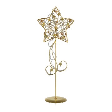 Markslöjd 703900 - LED Decoración navideña HAGABERG 20xLED/0,5W/230/24V dorado